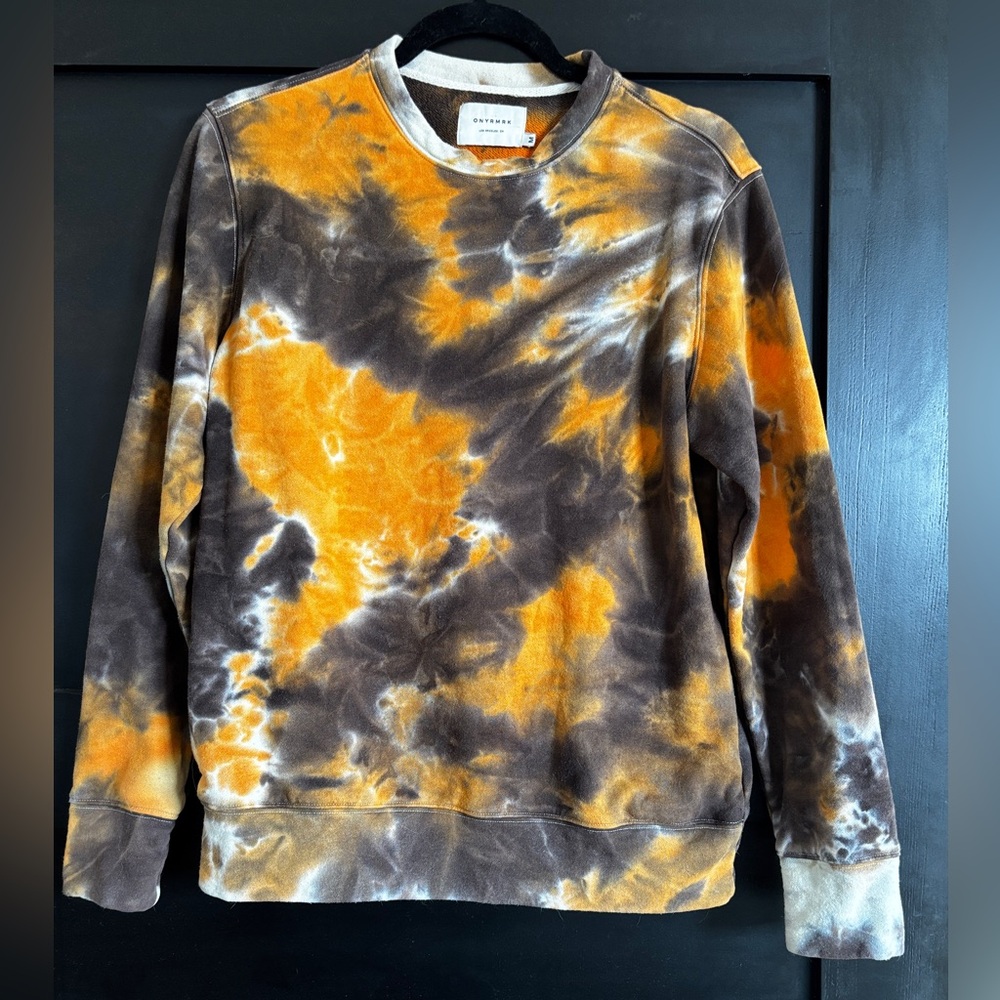 ONYRMRK Tie-Dye Crewneck Sweater